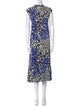 Marcell Von Berlin Printed Midi Length Dress