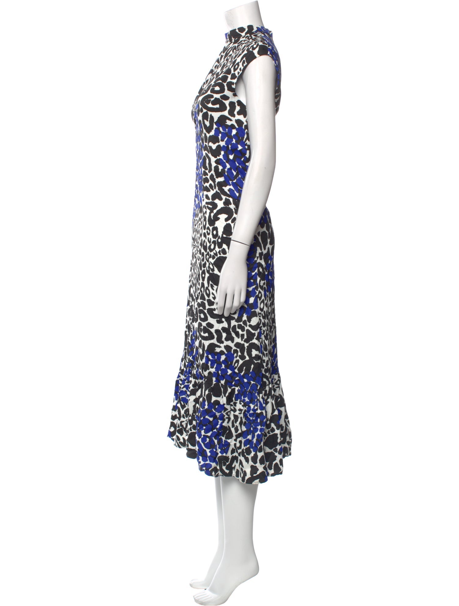 Marcell Von Berlin Printed Midi Length Dress
