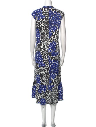 Marcell Von Berlin Printed Midi Length Dress