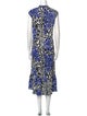 Marcell Von Berlin Printed Midi Length Dress