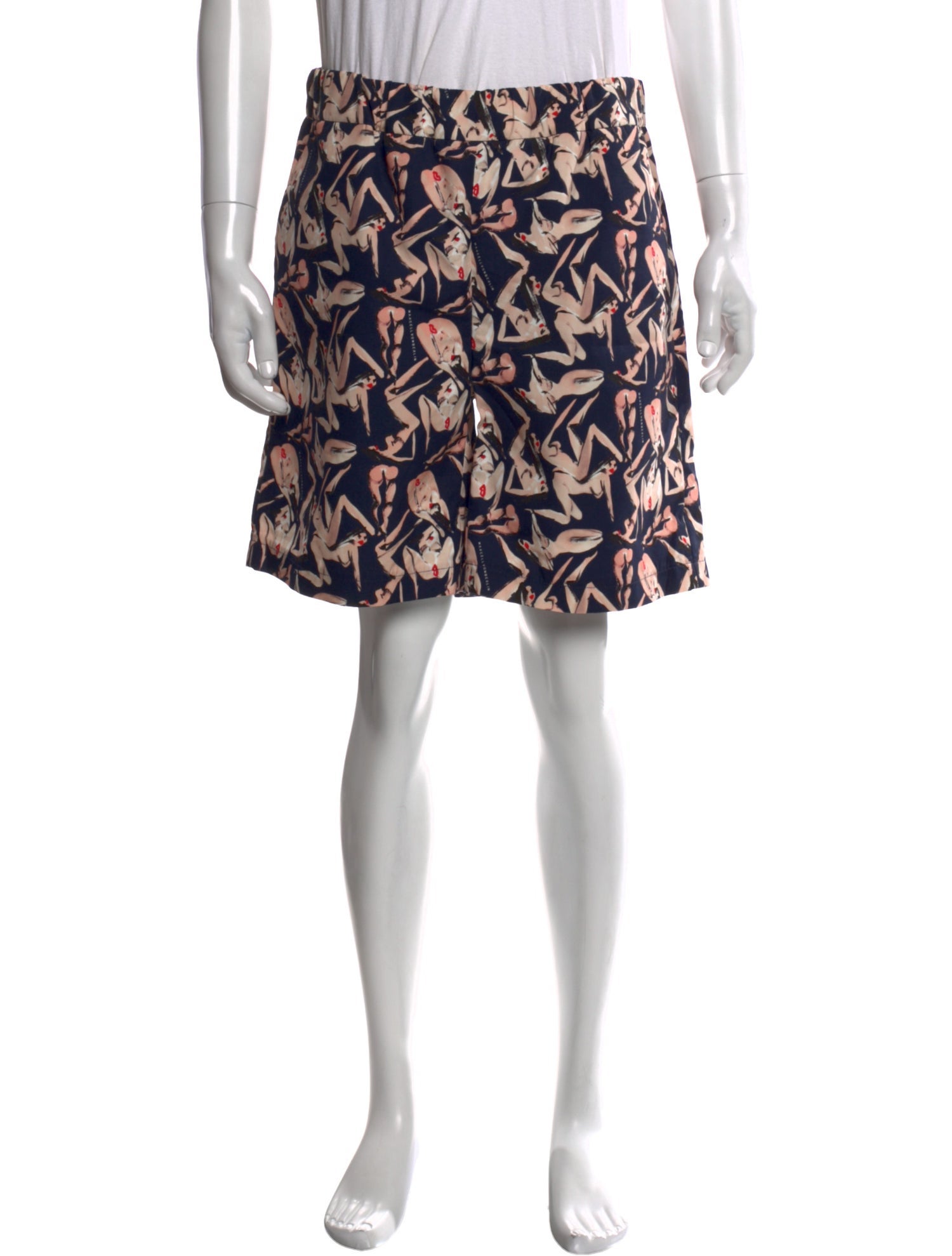 Marcell Von Berlin Printed Flat Front Shorts w/ Tags