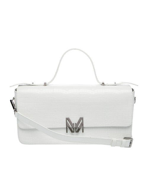 Marcell Von Berlin Embossed Leather Top Handle Bag