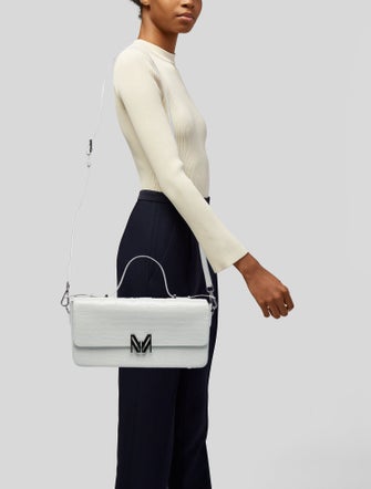 Marcell Von Berlin Embossed Leather Top Handle Bag