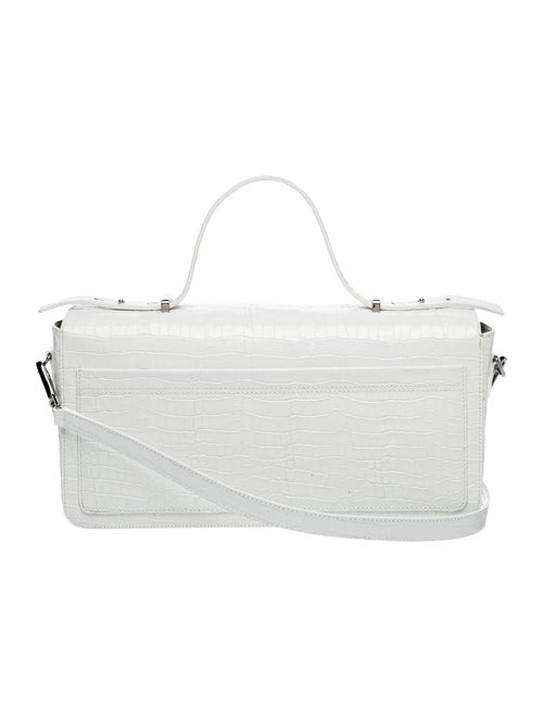 Marcell Von Berlin Embossed Leather Top Handle Bag