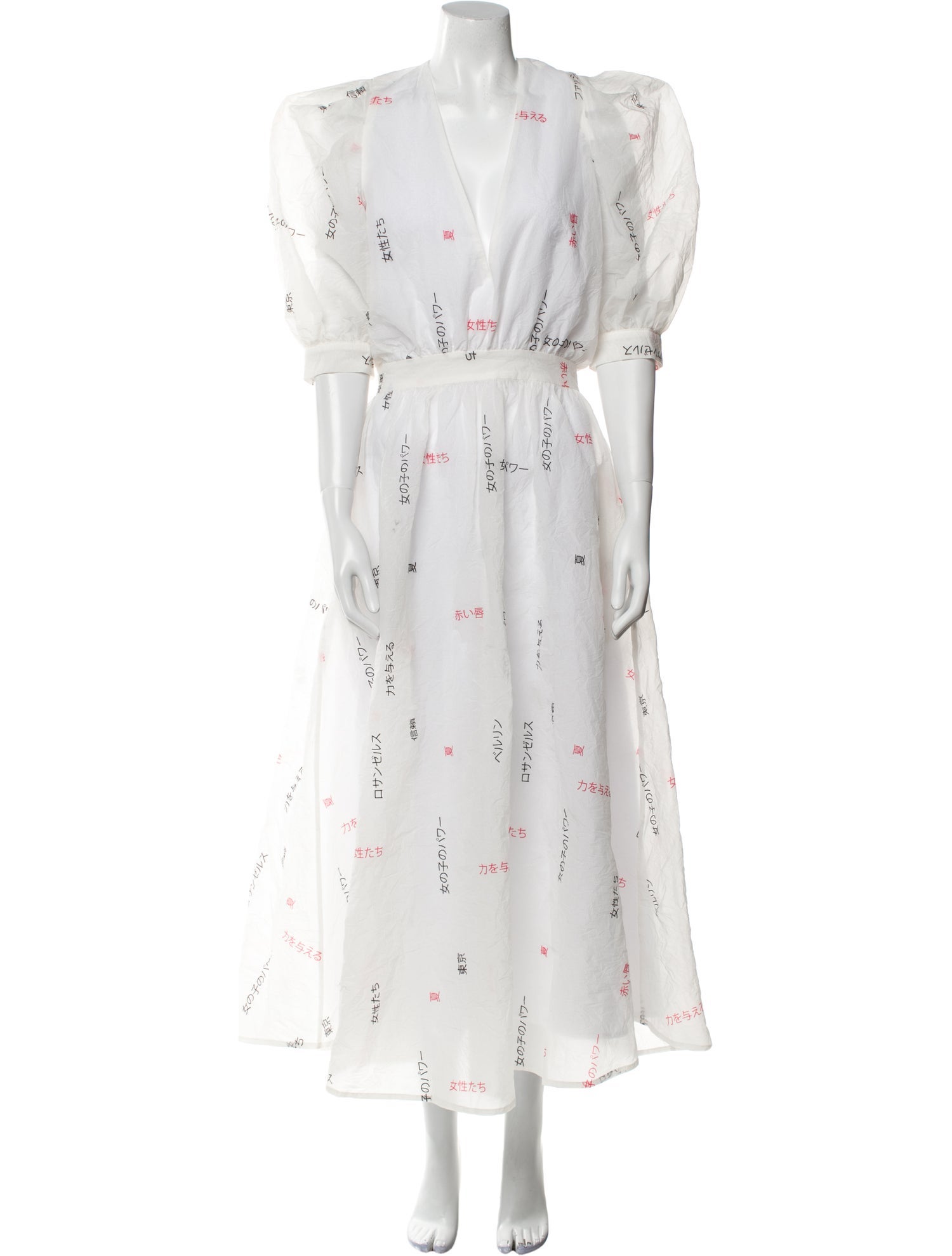 Marcell Von Berlin Floral Print Long Dress