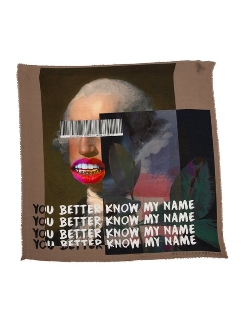 Marcell Von Berlin Cashmere Printed Scarf