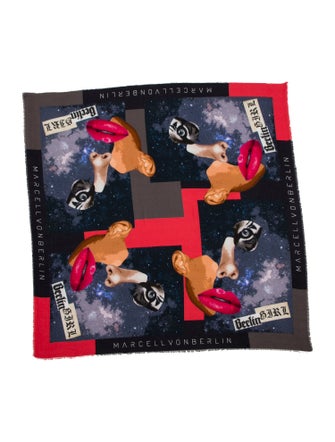 Marcell Von Berlin Tourbillions Silk Scarf