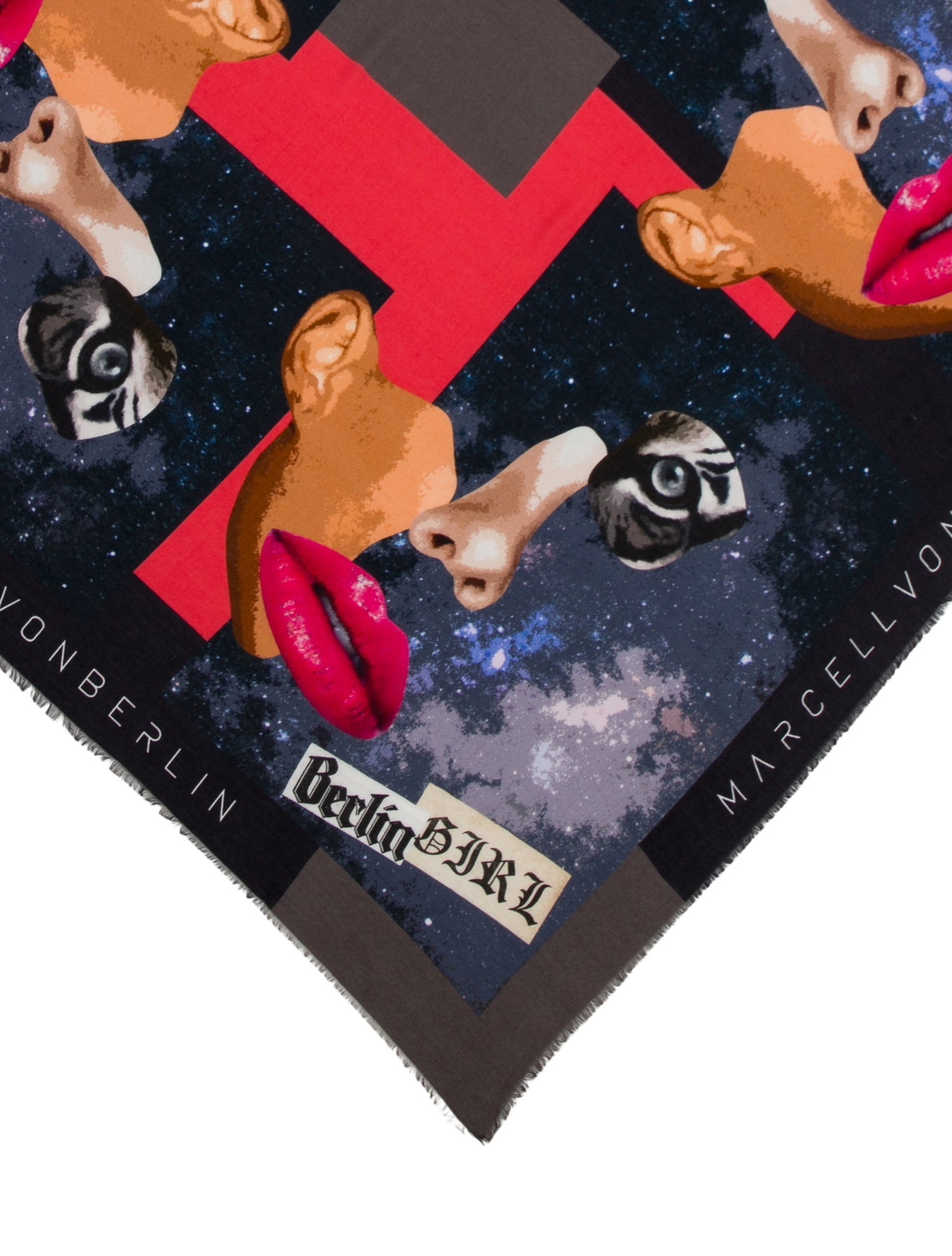 Marcell Von Berlin Tourbillions Silk Scarf