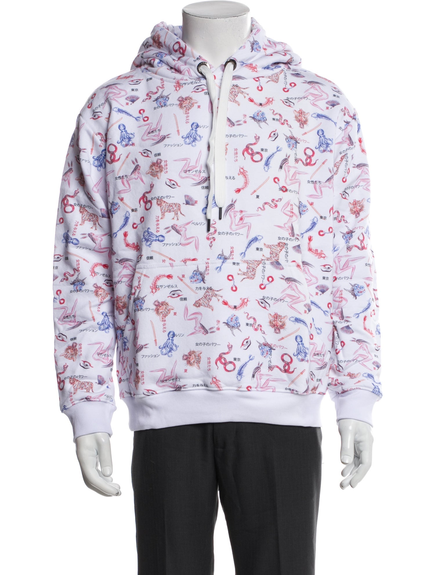 Marcell Von Berlin Printed Crew Neck Hoodie w/ Tags