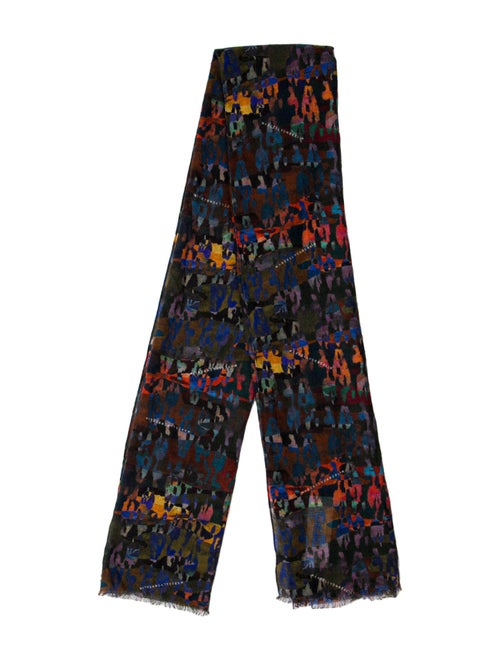 Marcell Von Berlin Wool Printed Scarf