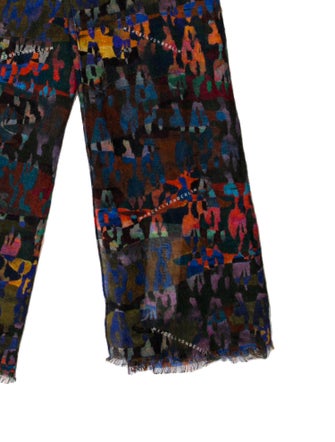 Marcell Von Berlin Wool Printed Scarf