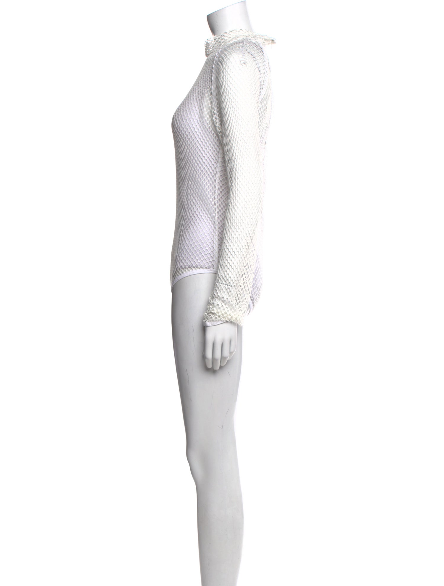 Marcell Von Berlin Nylon Turtleneck Bodysuit