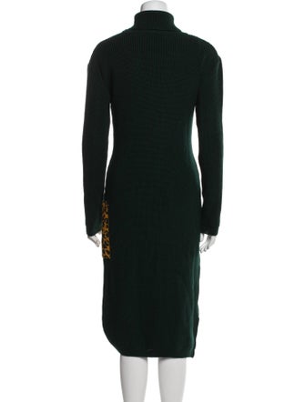 Marcell Von Berlin Virgin Wool Midi Length Dress