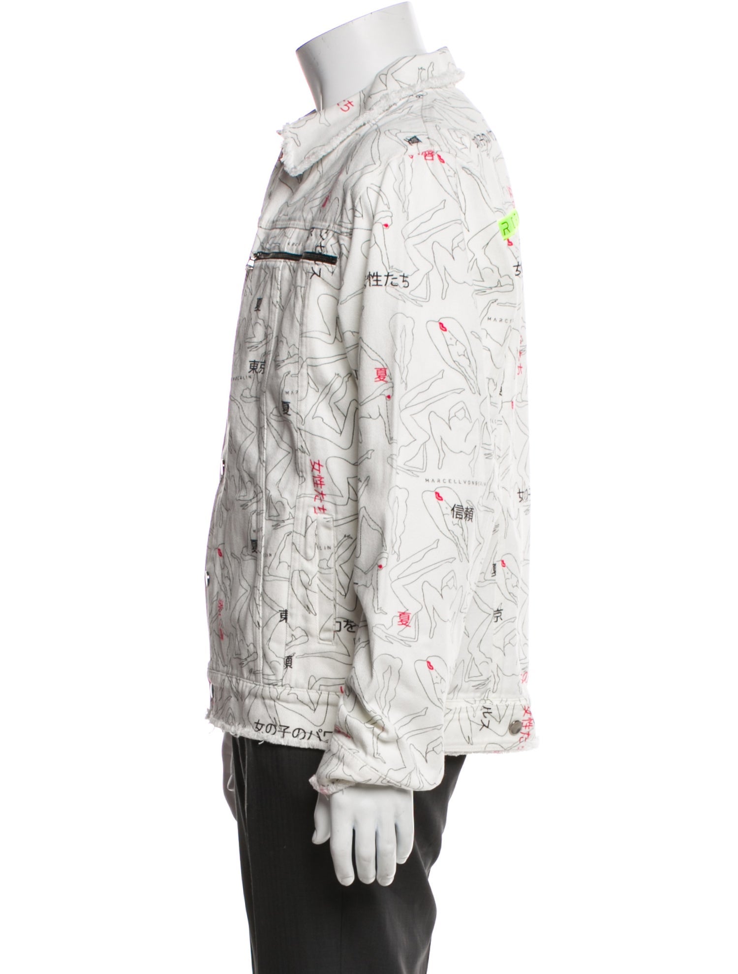 Marcell Von Berlin Printed Denim Jacket w/ Tags