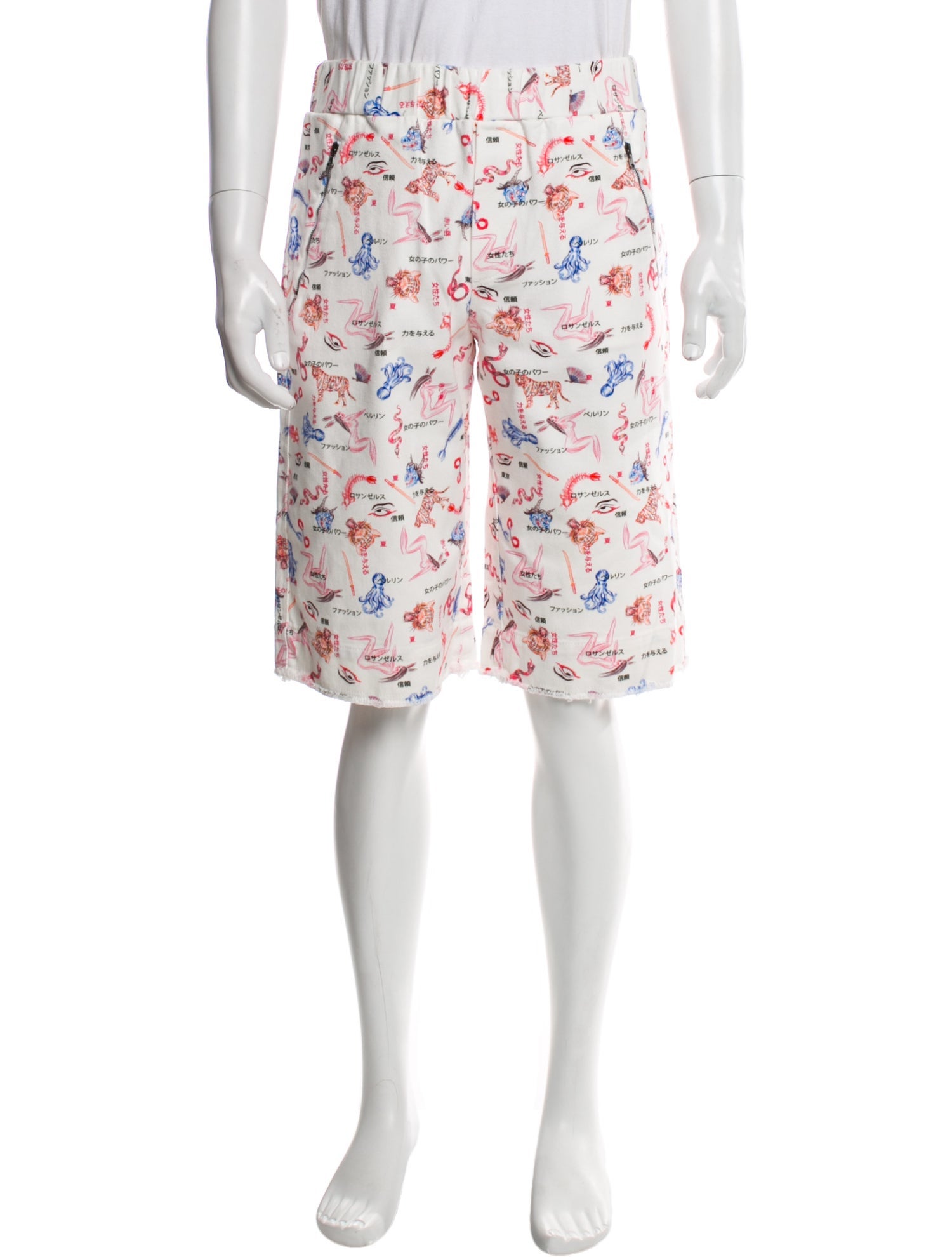 Marcell Von Berlin Printed Jogger Shorts w/ Tags