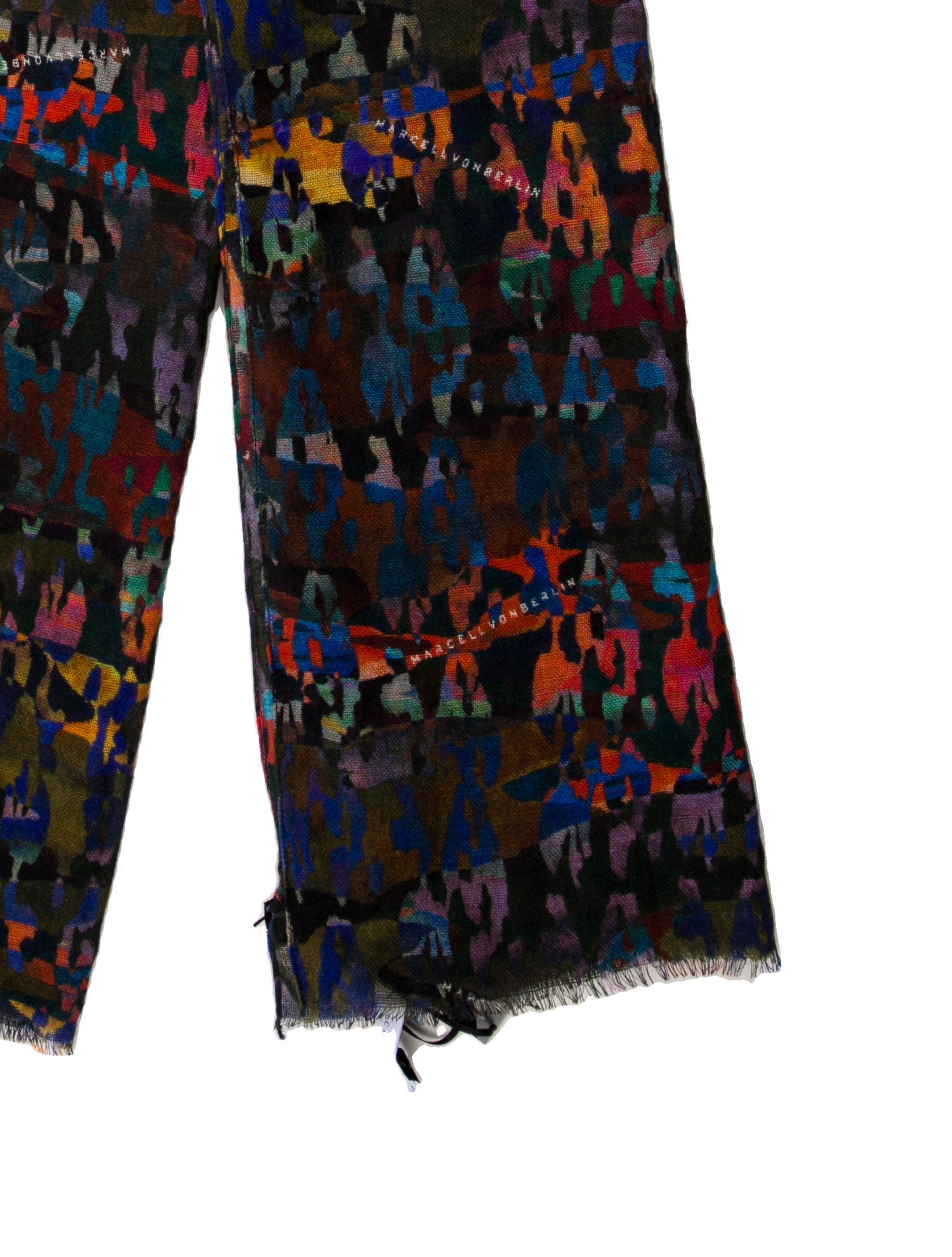 Marcell Von Berlin Wool Printed Scarf