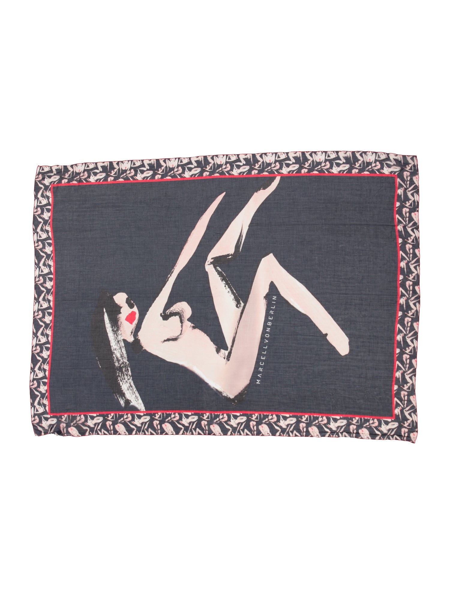 Marcell Von Berlin Printed Scarf w/ Tags