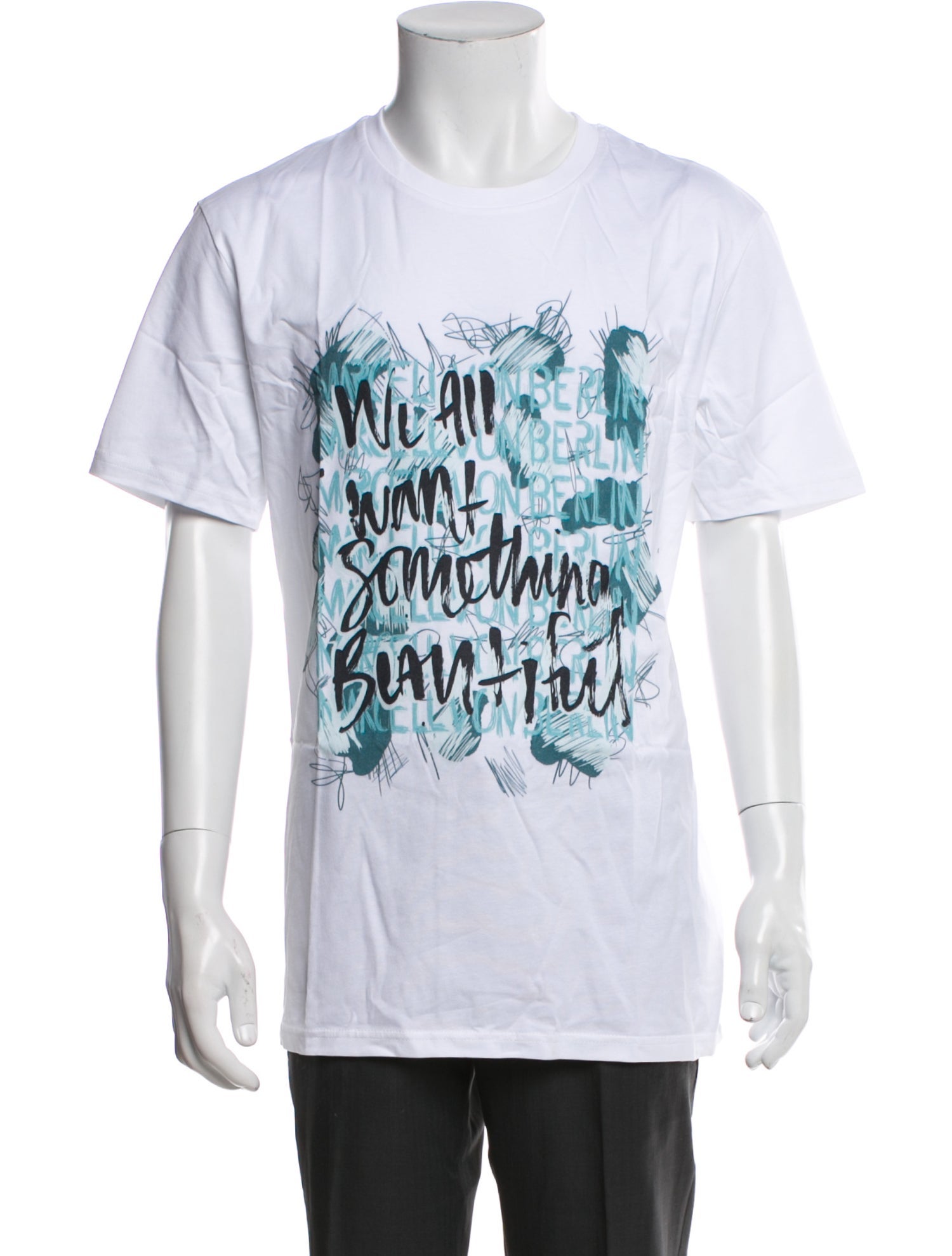 Marcell Von Berlin Graphic Print Crew Neck T-Shirt w/ Tags