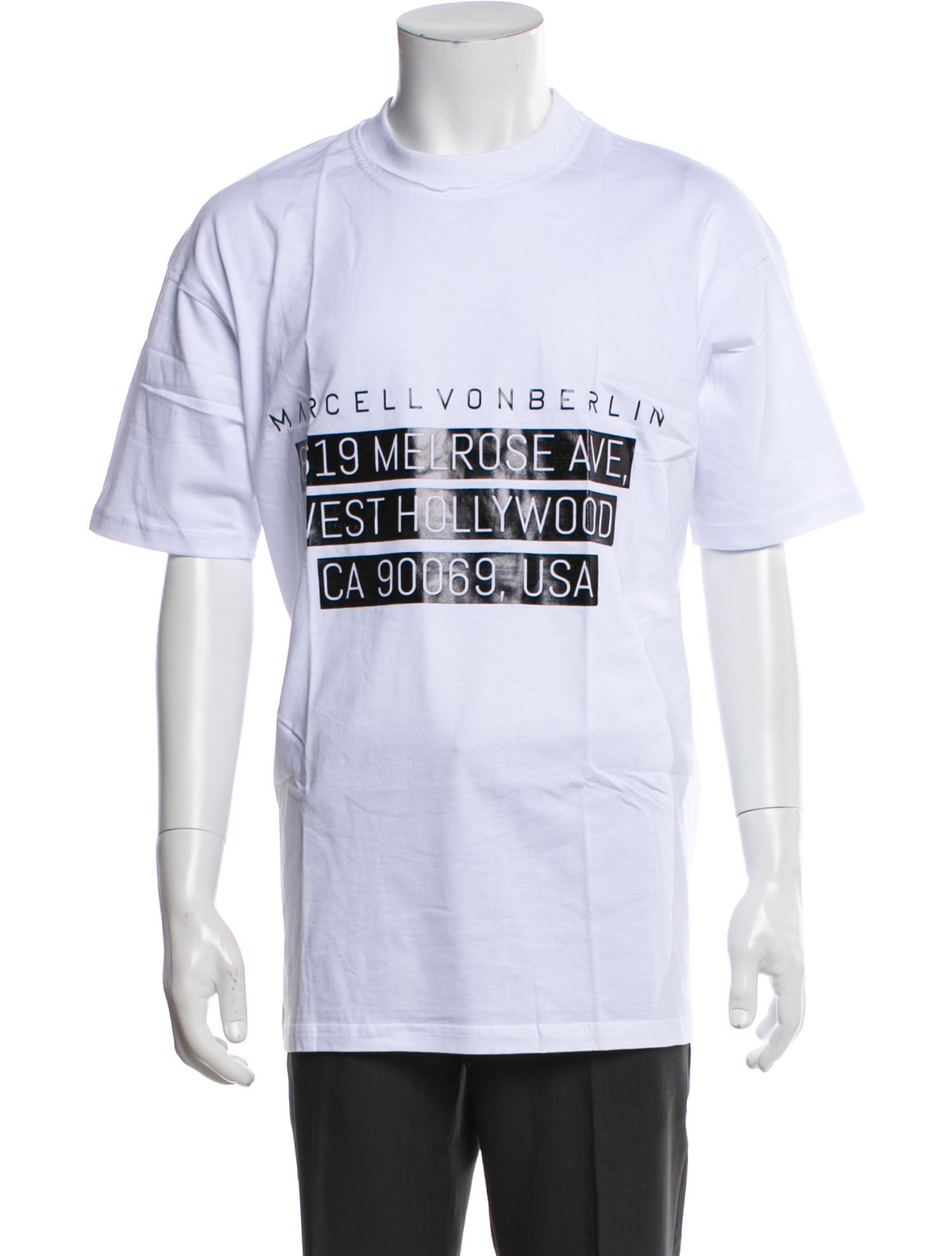 Marcell Von Berlin Graphic Print Crew Neck T-Shirt w/ Tags