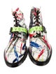 Marcell Von Berlin Patent Leather Printed Lace-Up Boots