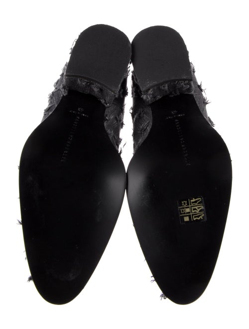 Marcell Von Berlin Denim Distressed Accents Chelsea Boots