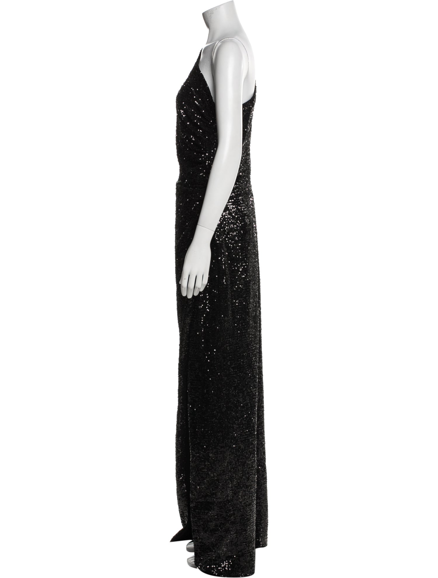 Marcell Von Berlin One-Shoulder Long Dress