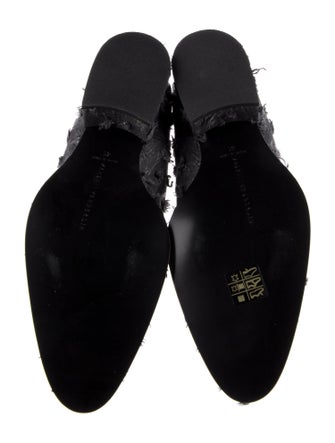 Marcell Von Berlin Denim Distressed Accents Chelsea Boots