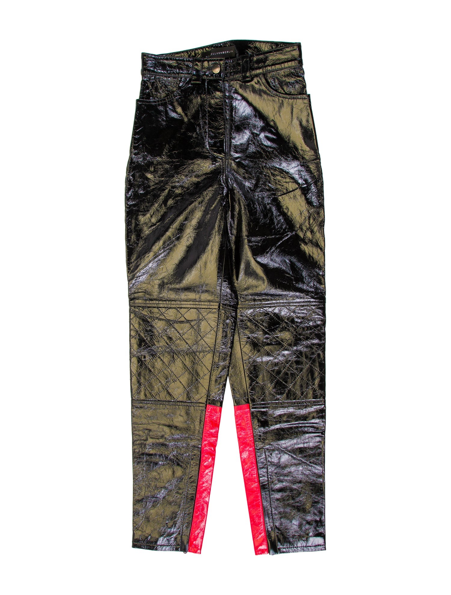 Marcell Von Berlin Leather Skinny Leg Pants w/ Tags