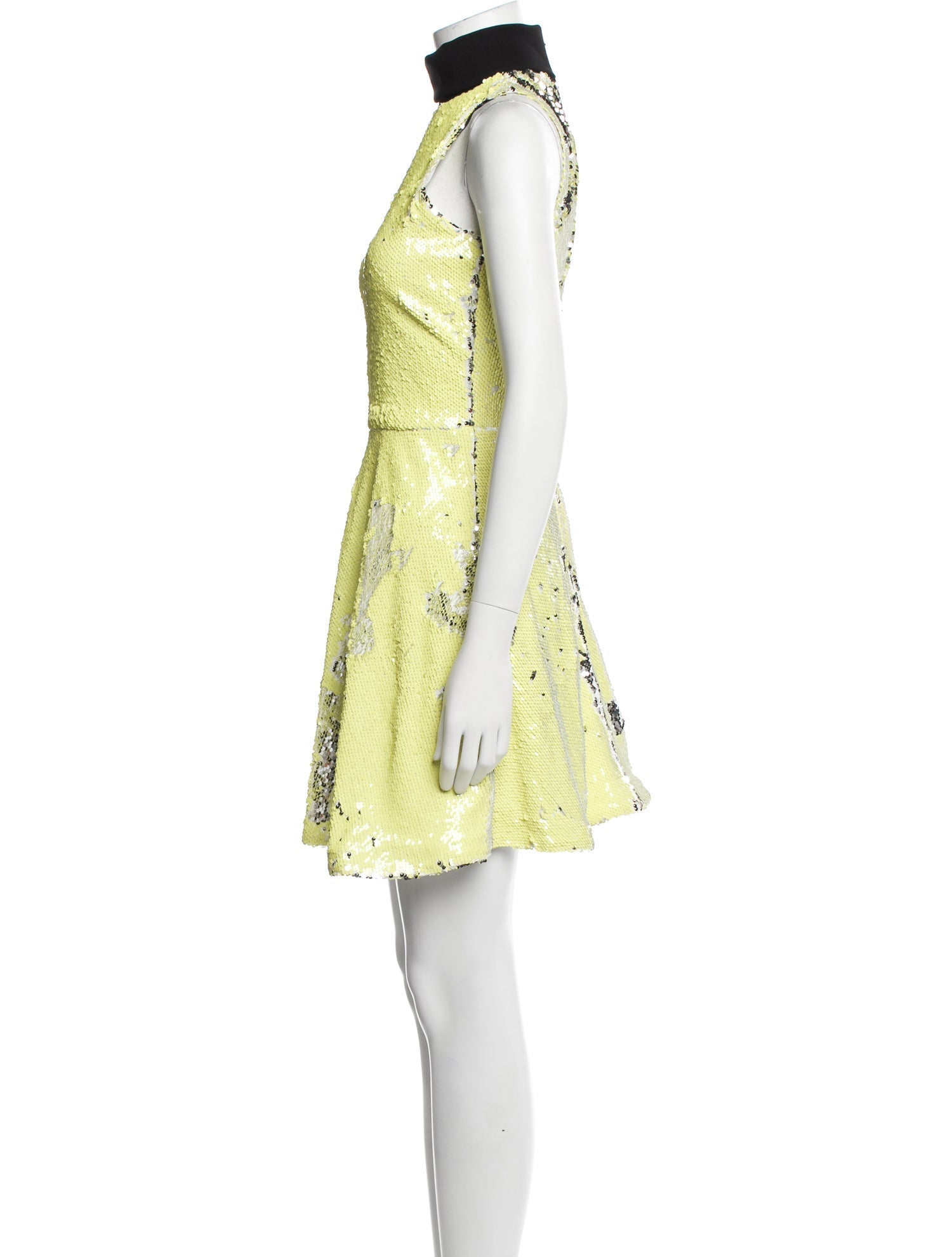 Marcell Von Berlin Colorblock Pattern Mini Dress