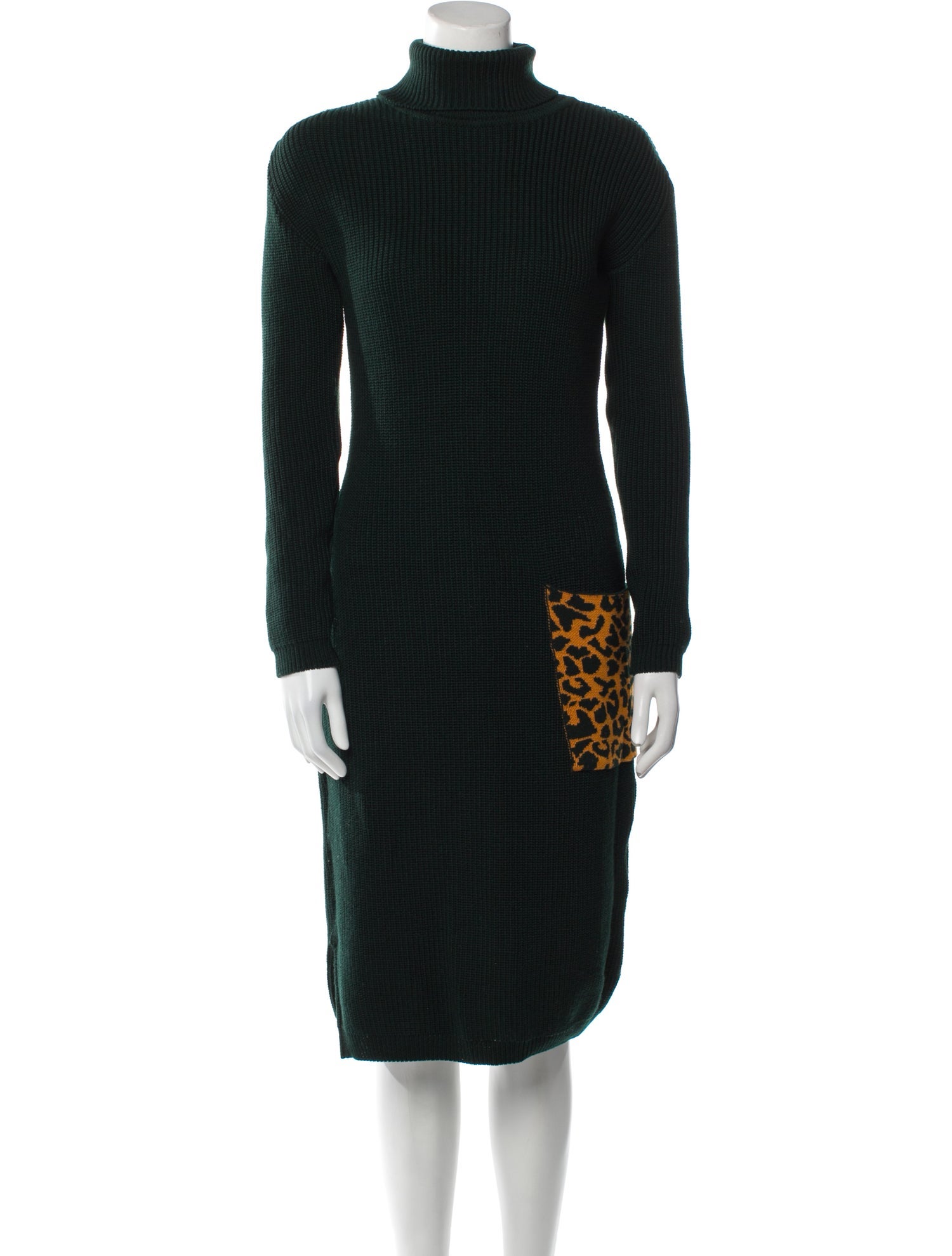 Marcell Von Berlin Virgin Wool Midi Length Dress