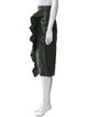 Marcell Von Berlin Lamb Leather Knee-Length Skirt