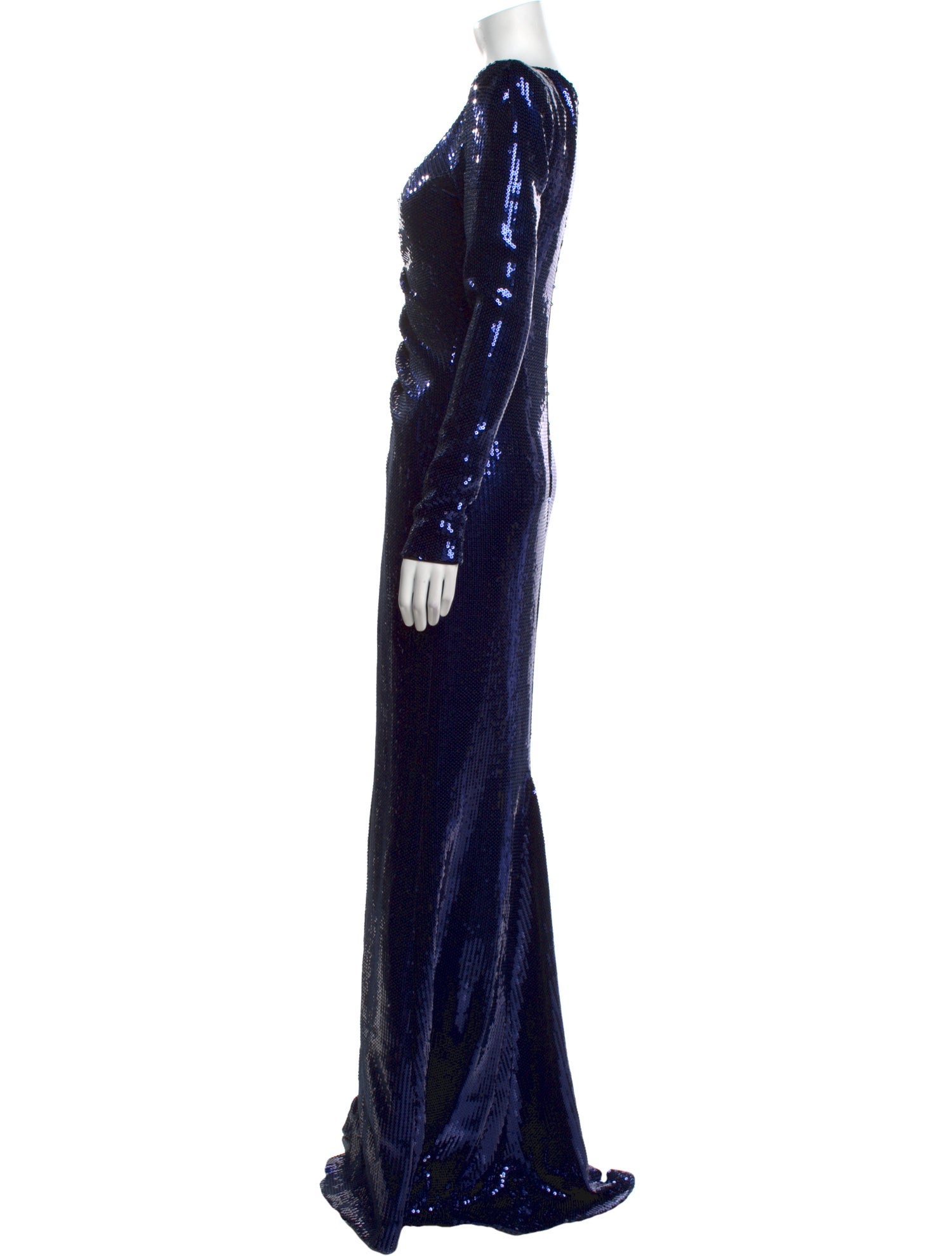 Marcell Von Berlin V-Neck Long Dress