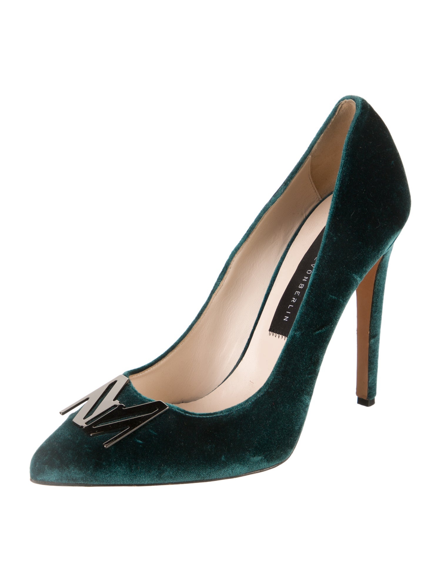 Marcell Von Berlin Velvet Pumps