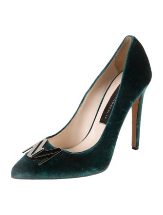 Marcell Von Berlin Velvet Pumps