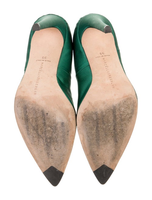 Marcell Von Berlin Velvet Colorblock Pattern Pumps