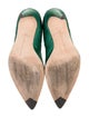 Marcell Von Berlin Velvet Colorblock Pattern Pumps