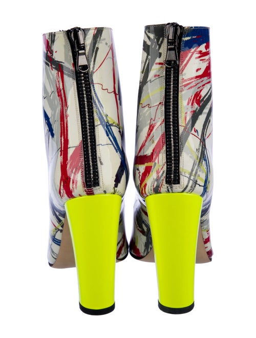 Marcell Von Berlin Patent Leather Printed Boots