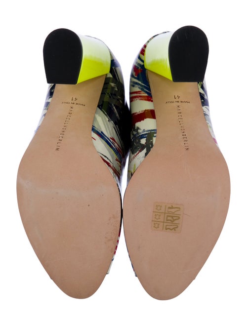 Marcell Von Berlin Patent Leather Printed Boots