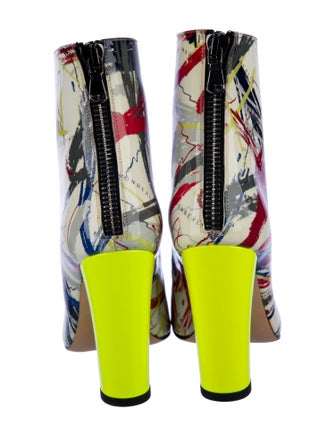 Marcell Von Berlin Leather Printed Lace-Up Boots