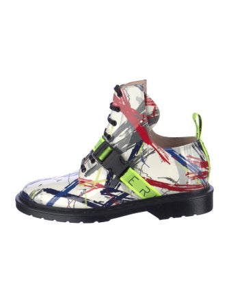 Marcell Von Berlin Patent Leather Printed Oxfords