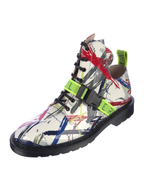 Marcell Von Berlin Patent Leather Printed Oxfords