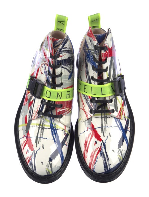 Marcell Von Berlin Patent Leather Printed Oxfords