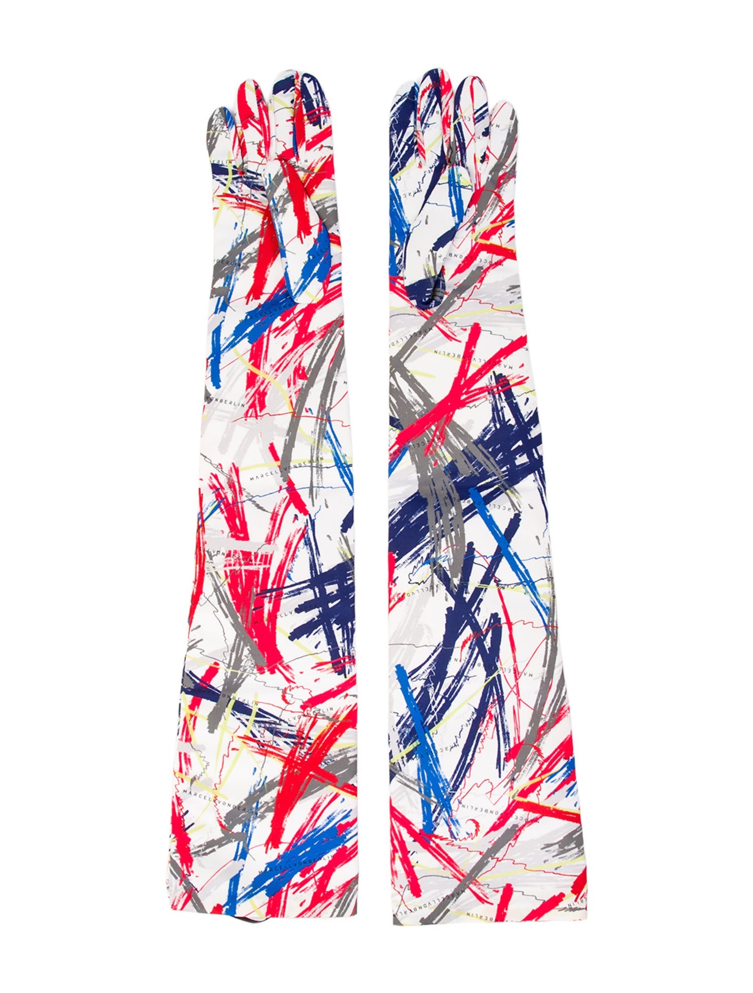 Marcell Von Berlin long winter gloves