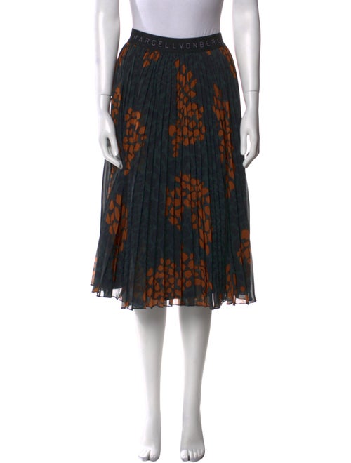 Marcell Von Berlin Printed Knee-Length Skirt