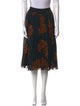 Marcell Von Berlin Printed Knee-Length Skirt