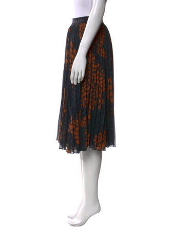 Marcell Von Berlin Printed Knee-Length Skirt