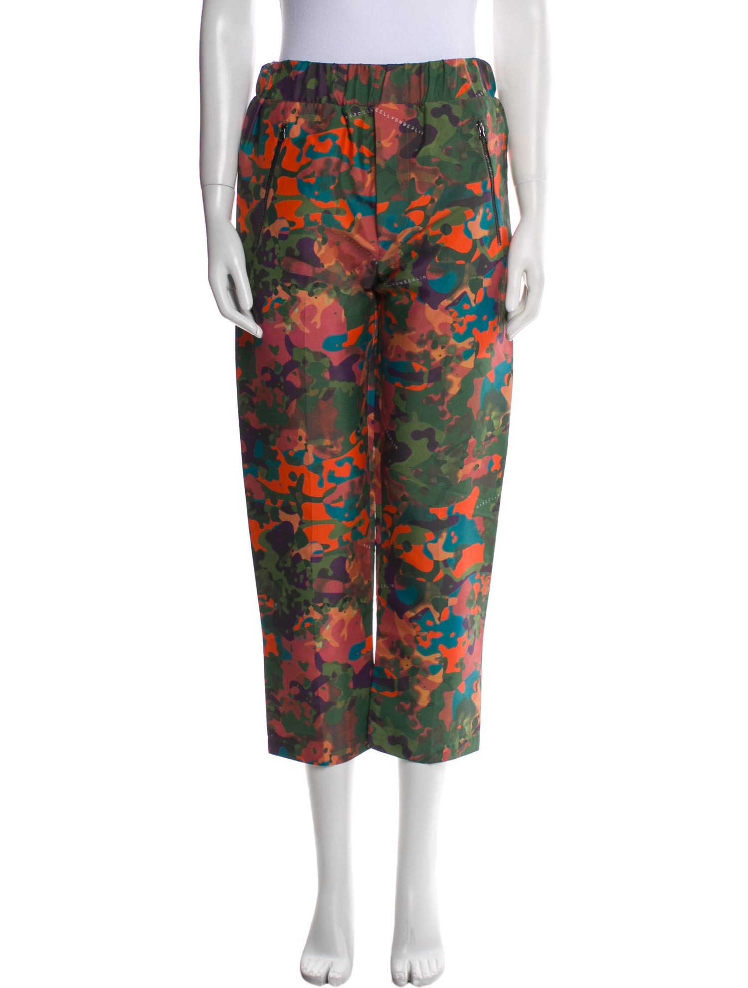 Marcell Von Berlin Printed Straight Leg Pants w/ Tags