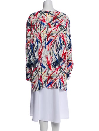 Marcell Von Berlin Printed Scoop Neck Tunic