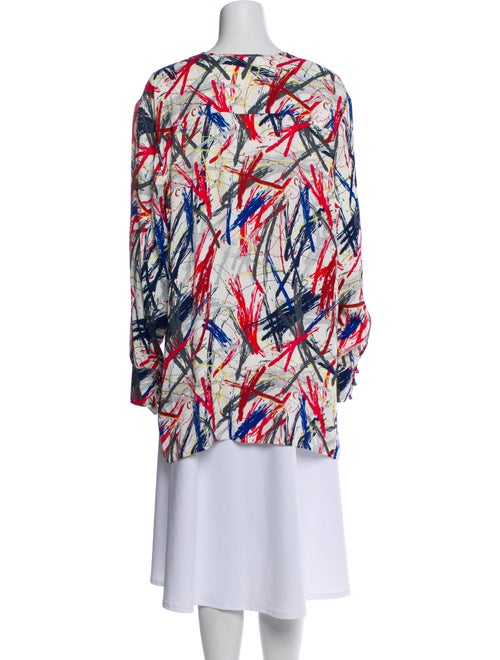 Marcell Von Berlin Printed Scoop Neck Tunic