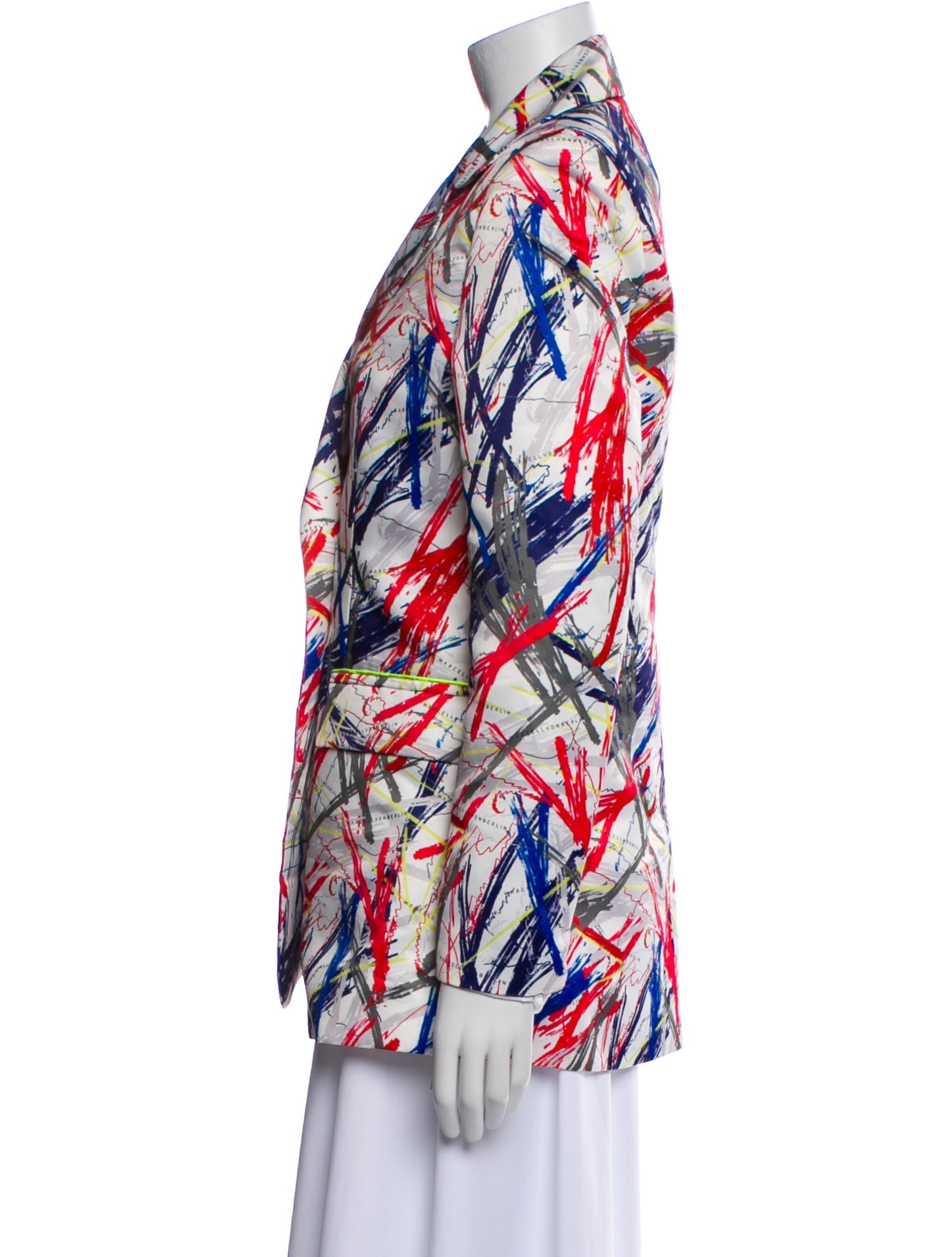 Marcell Von Berlin Printed Blazer